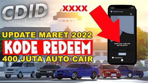 Cdid codes Kali ini Adv dan Pak Bodong mau Review Update CDID Revamp Terbaru Spesial Lebaran 🤩 Banyak Mobil Baru dan Kode Redeem !!- Username : advrn12345 & pak_bo